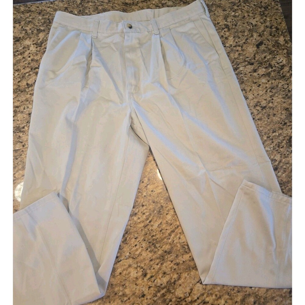 Legendary Gold Khakis 38x30 Khaki Pleated Pants